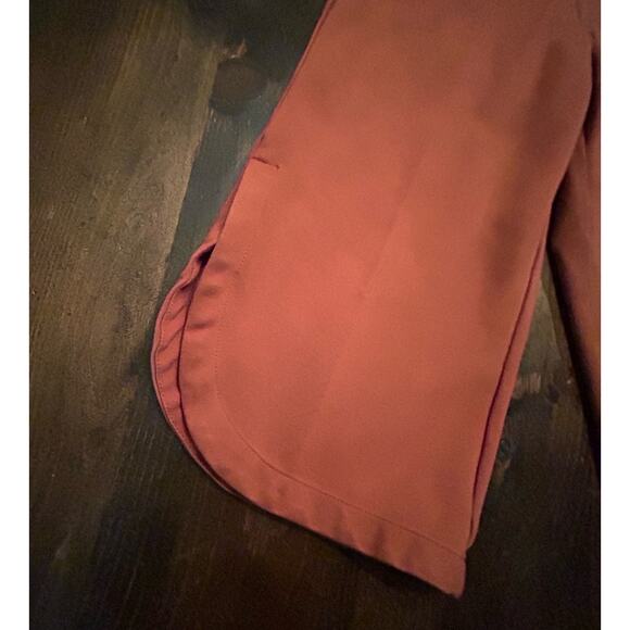 ⭐️ Vintage Wide Leg Burnt Orange Women's Short Casual‎ Comfortable Flowing Pants - Picture 3 of 4